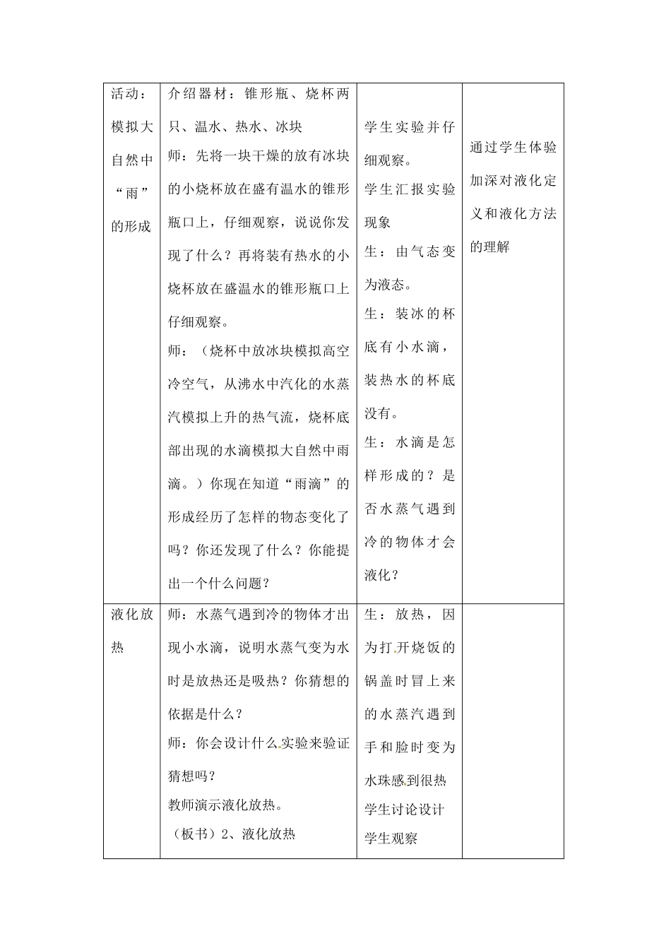 江苏省赣榆县汇文双语学校八年级物理上册《2.2汽化和液化（3）》教案_第3页