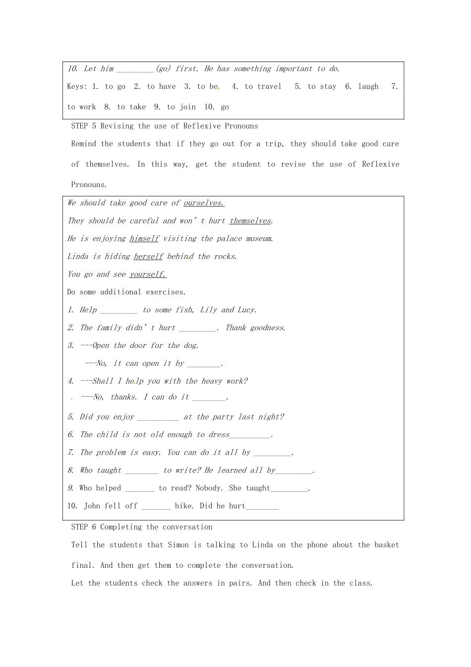 江苏省灌南县八年级英语上册 Unit3 Check out教案_第3页