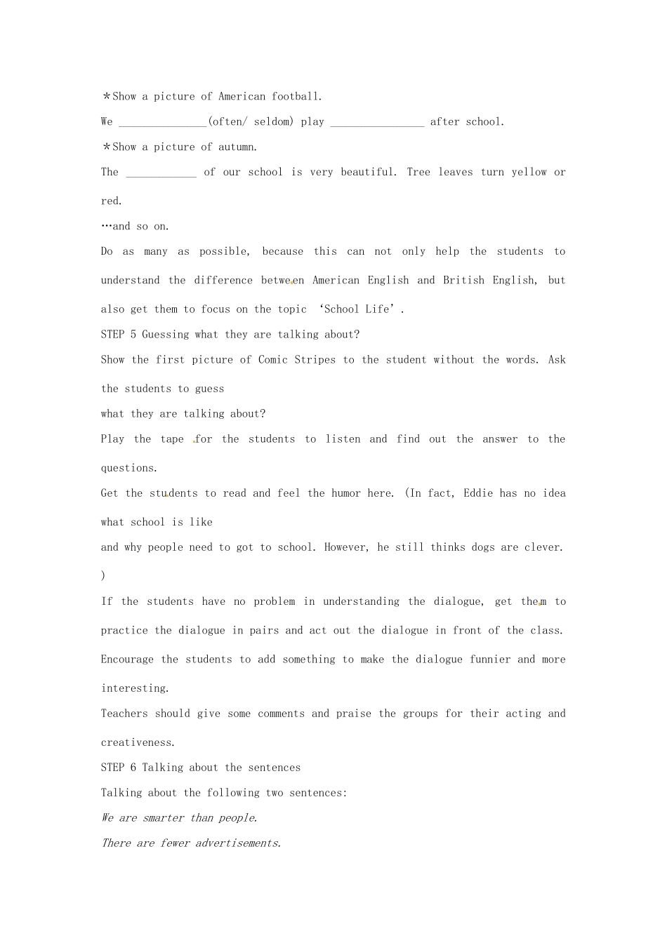 江苏省灌南县八年级英语上册 Unit2 Welcome 教案_第3页