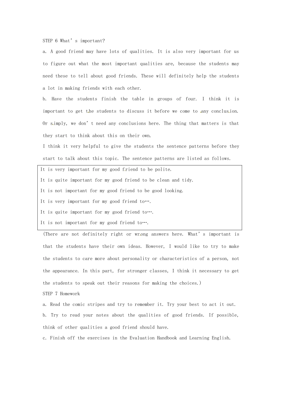 江苏省灌南县八年级英语上册 Unit1 Welcome教案_第3页