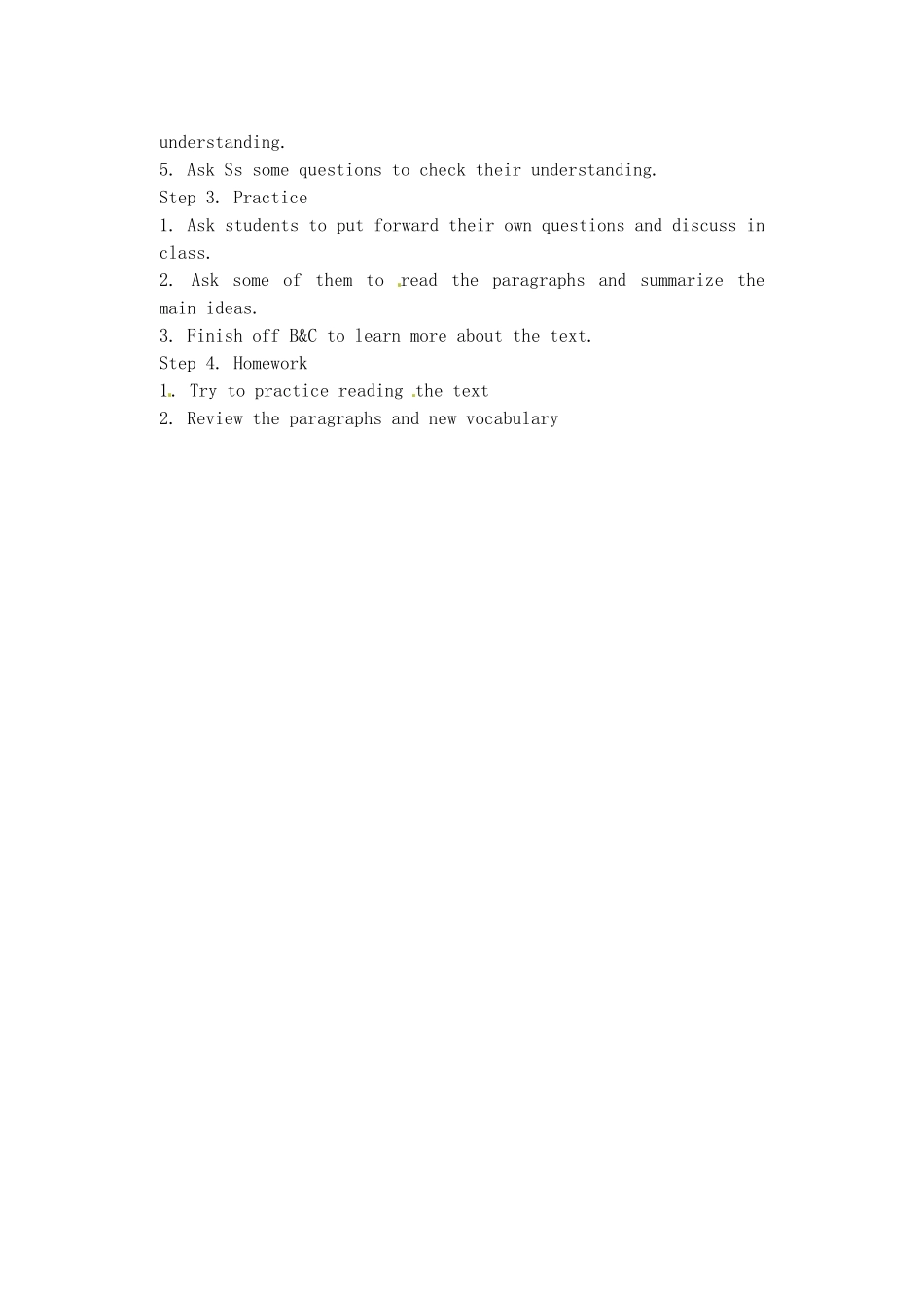 江苏省灌南县九年级英语上册 Unit4 Reading教案（1） 牛津版_第2页