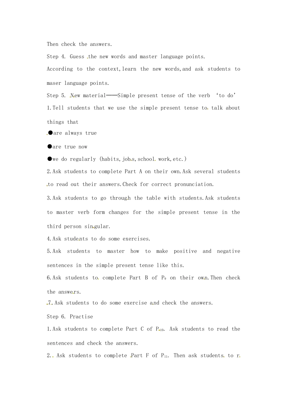 江苏省灌南县七年级英语上册《Unit1 Welcome to the unit》教案_第2页