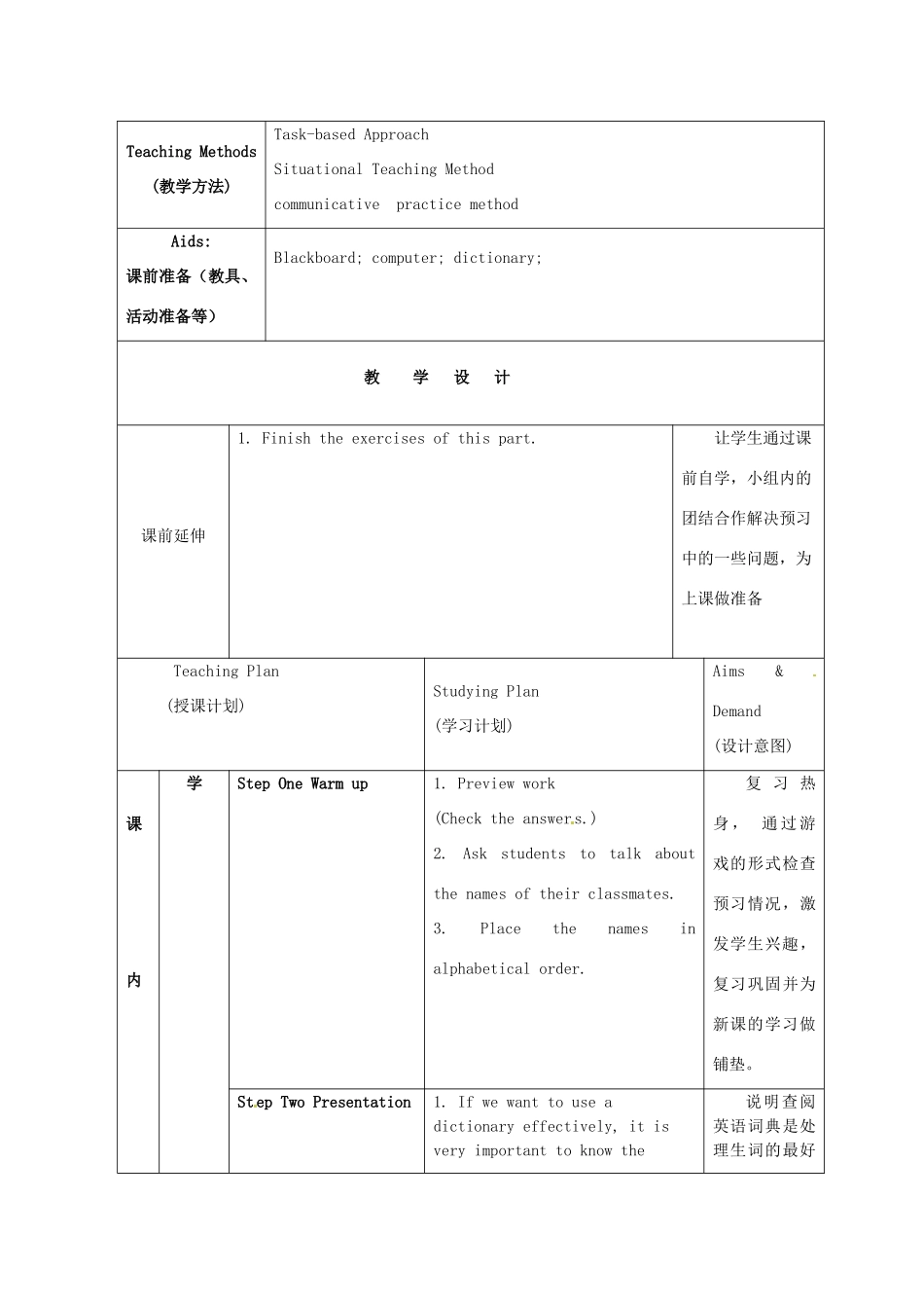 江苏省海安县大公初级中学八年级英语下册《8B Unit 1 Past and present》Period 6 Integ rated skills &Study skill教案 牛津版_第2页
