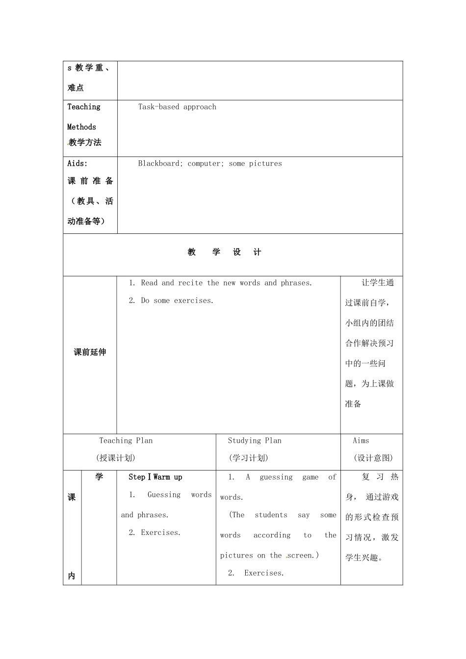 江苏省海安县大公初级中学八年级英语上册《8A Unit 5 Birdwatchers》Period 8 Checkout教案 牛津版_第2页
