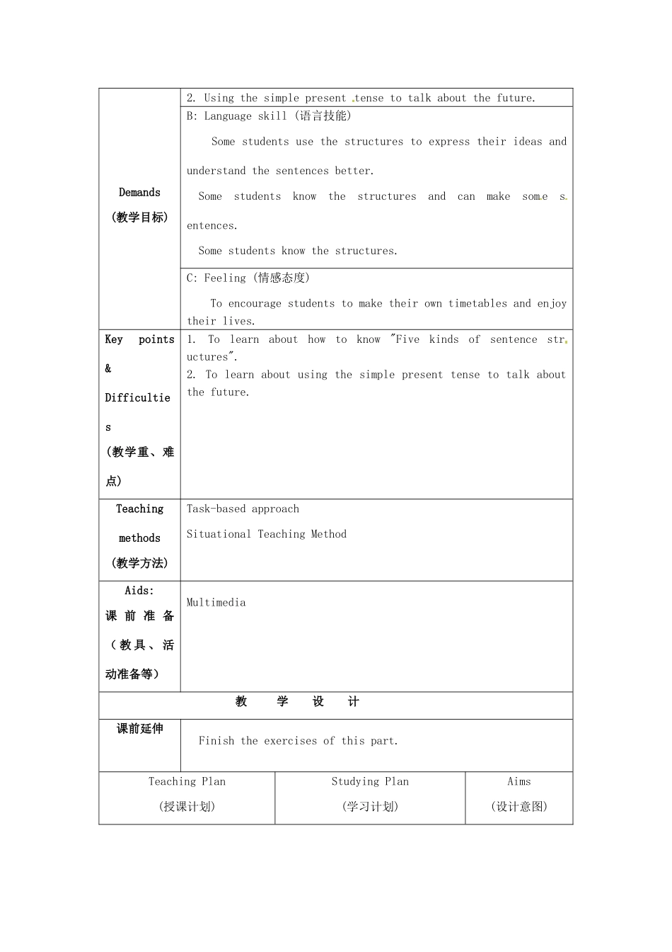 江苏省海安县大公初级中学八年级英语上册《8A Unit 5 Birdwatchers》Period 4 Grammar AB教案 牛津版_第3页