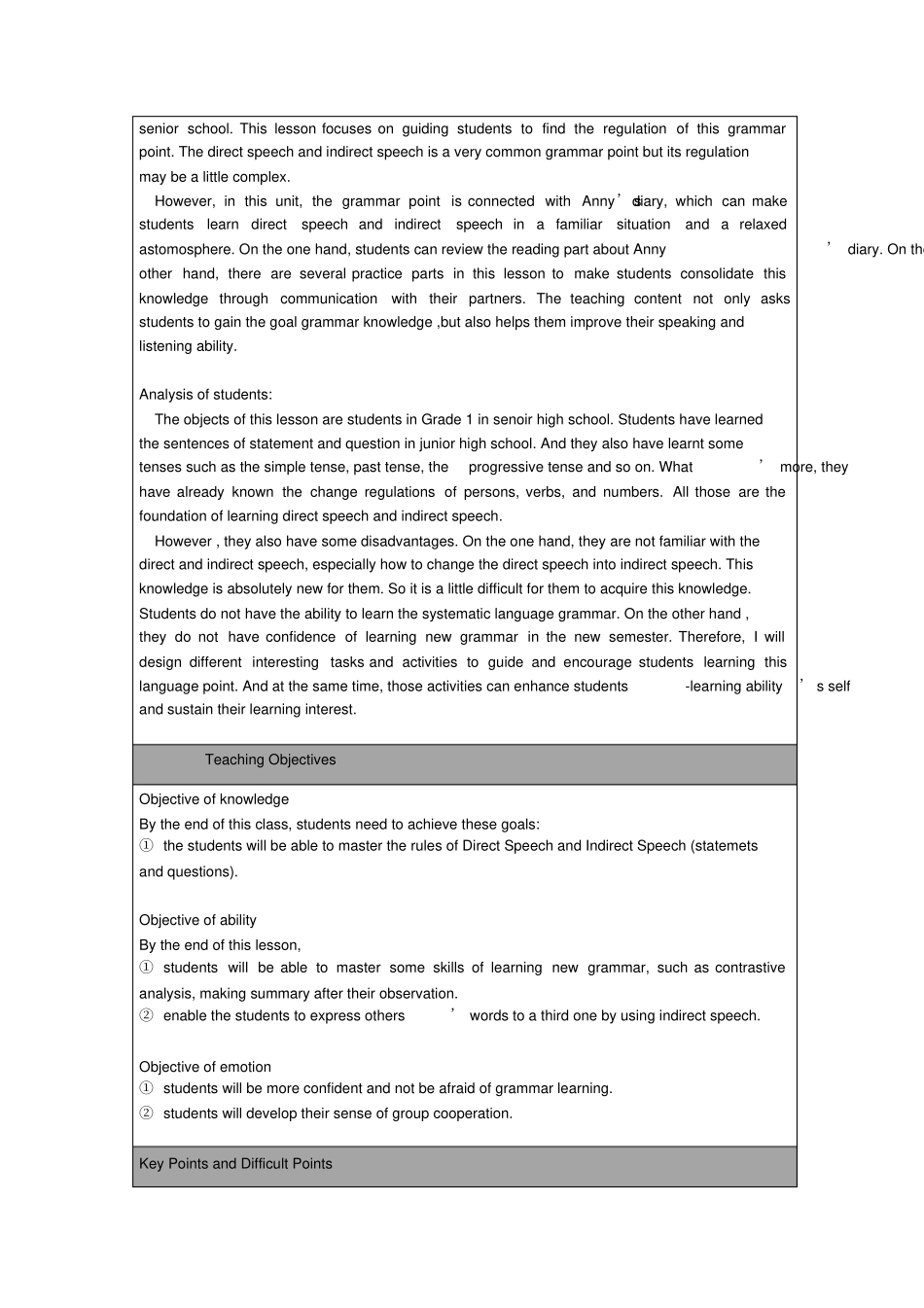 2012017学年直接引语间接引语纯英文教学计划_第2页