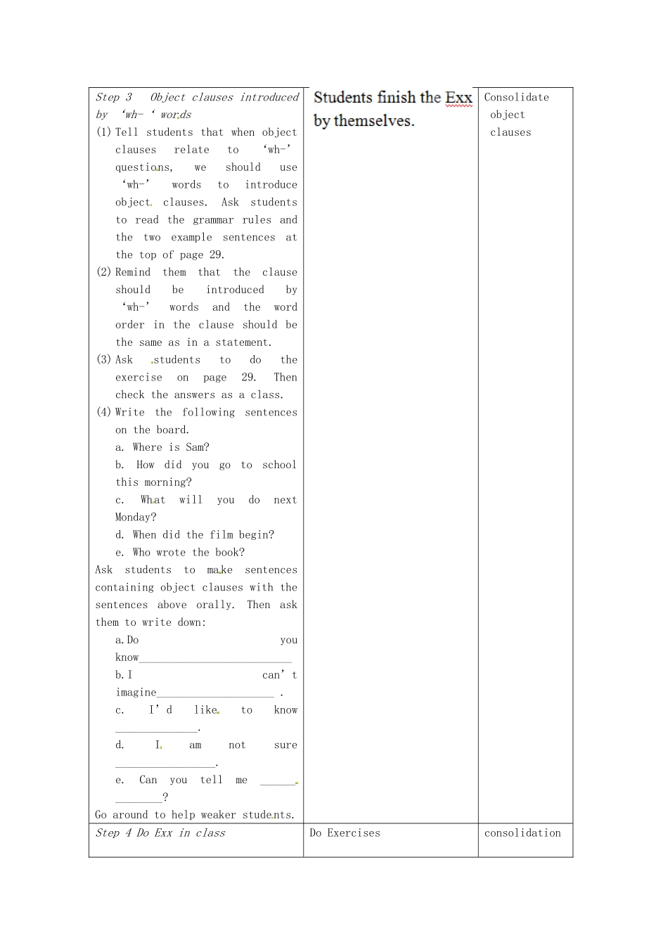 江苏省昆山市锦溪中学九年级英语下册 Unit 2 Robot Grammar 1教案 牛津版_第2页