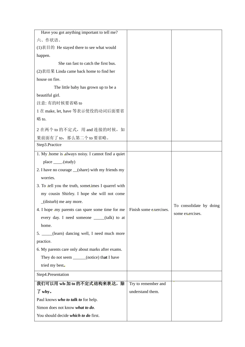 江苏省昆山市锦溪中学九年级英语上册 Unit 3 Teenage problems Grammar 1教案 牛津版_第2页