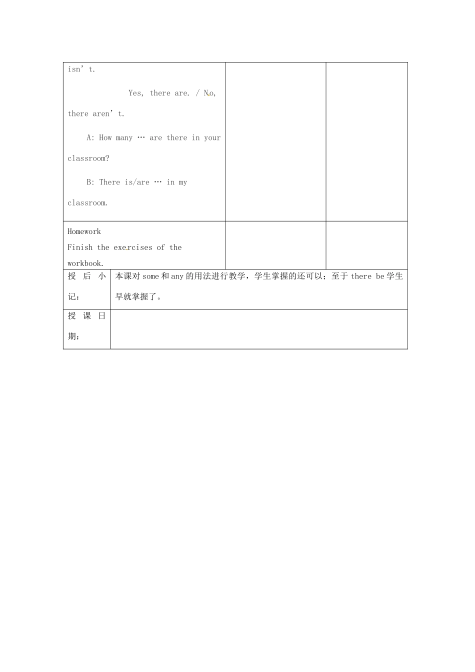 江苏省昆山市锦溪中学七年级英语上册 Unit 7 Shopping Grammar教案 （新版）牛津版_第3页