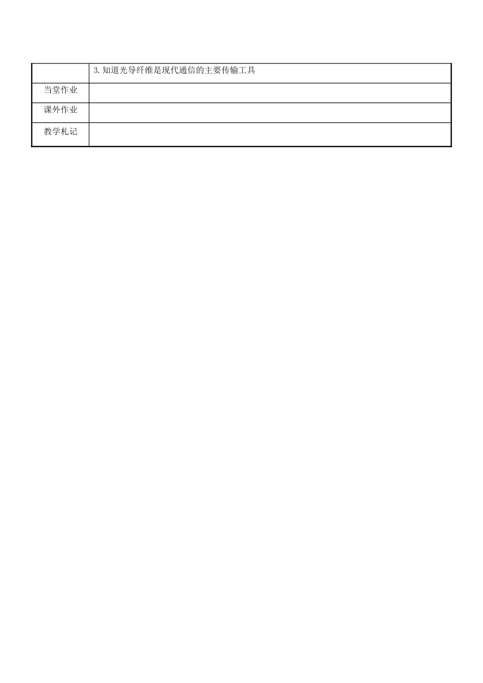 江苏省新沂市第二中学九年级物理下册 17.3 现代通信教案 苏科版_第3页