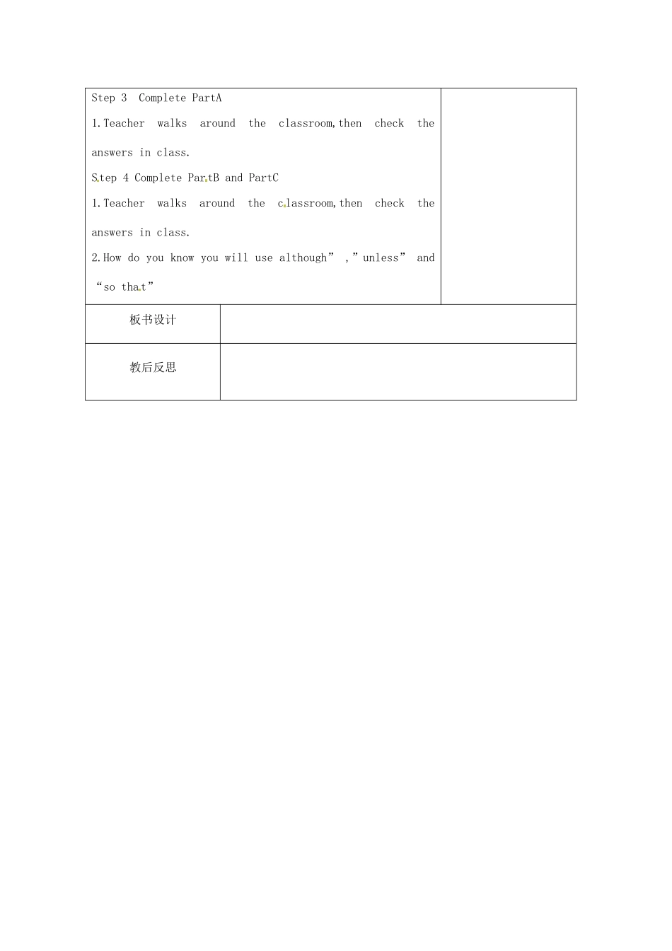 江苏省新沂市王楼中学九年级英语下册《Unit3 Asia：Grammar》教案 牛津版_第3页