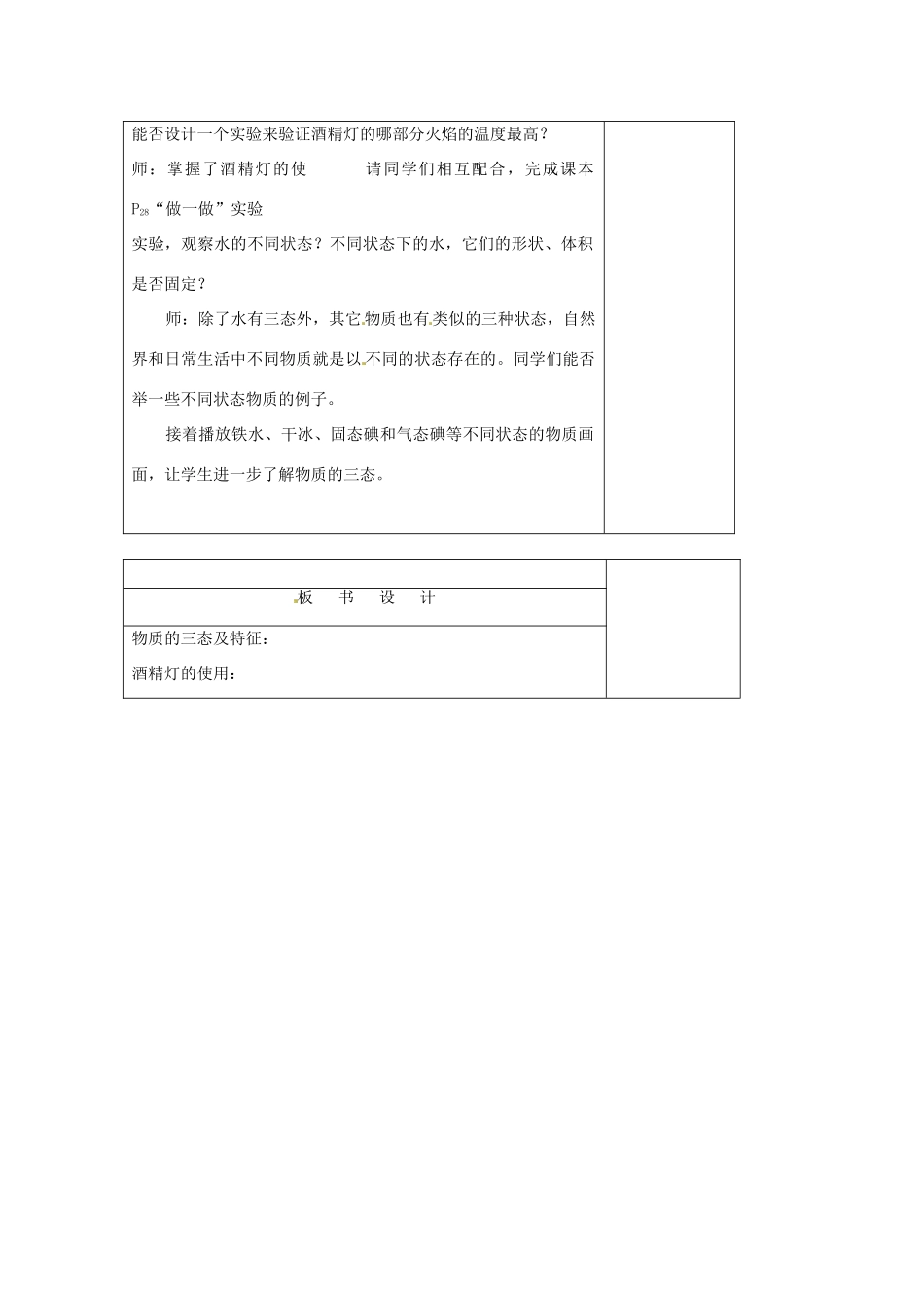 江苏省常州市溧阳市周城初级中学八年级物理上册 2.1 物质的三态 温度的测量教案1 苏科版_第2页