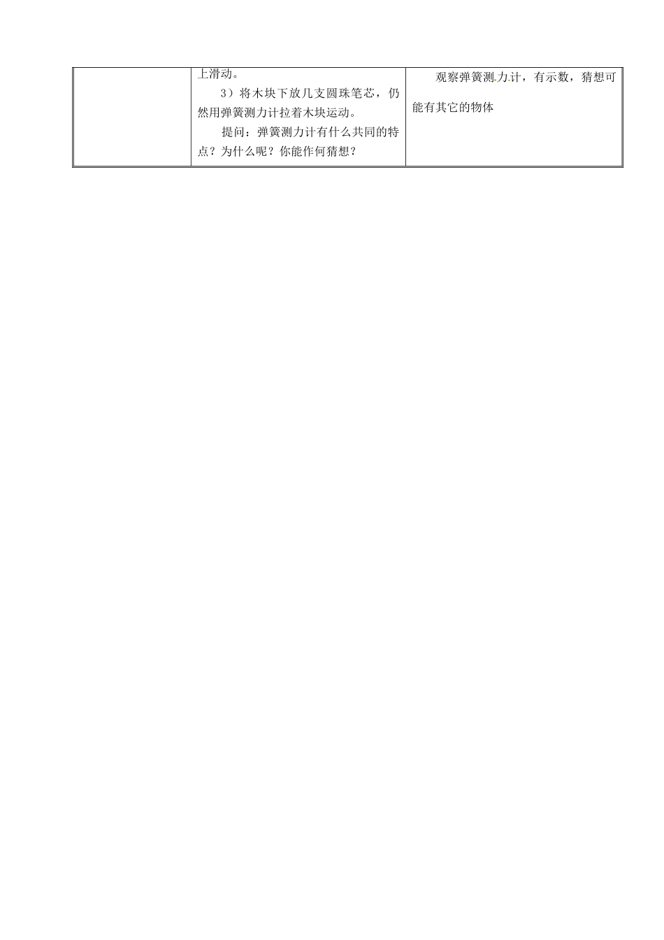 江苏省常州市朝阳中学八年级物理《8.3 摩擦力》教案 苏科版_第2页