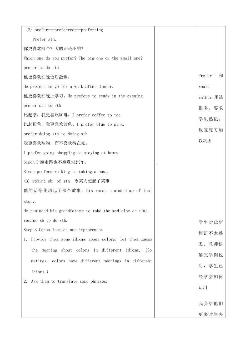 江苏省宿迁市宿豫县关庙镇中心学校九年级英语上册 Unit 2 Colour reading2教案 牛津版_第2页