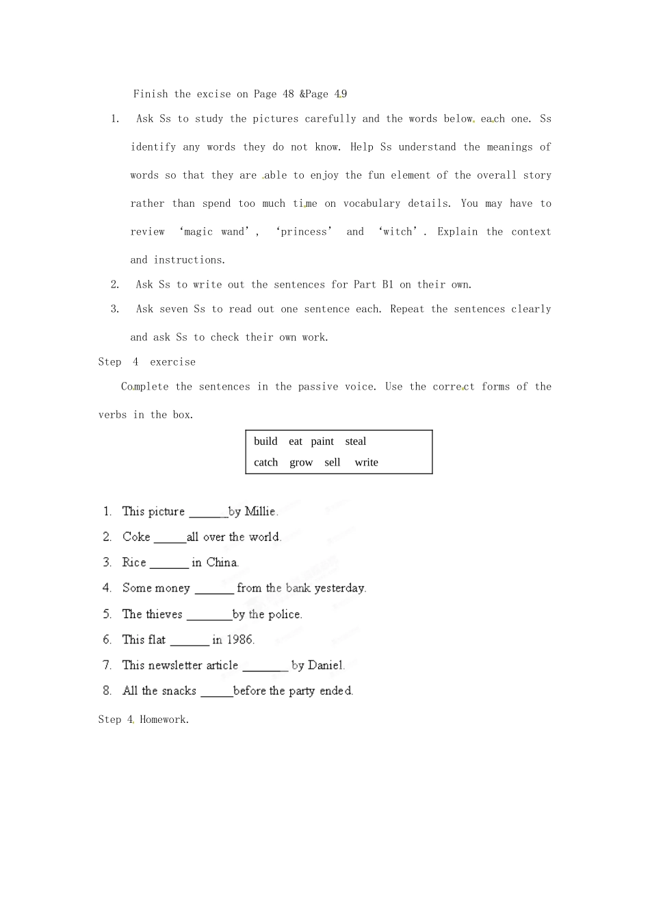 江苏省宜兴市屺亭中学八年级英语下册《Unit 3 Online travel》Period 6 Grammar（2）教案 牛津版_第2页