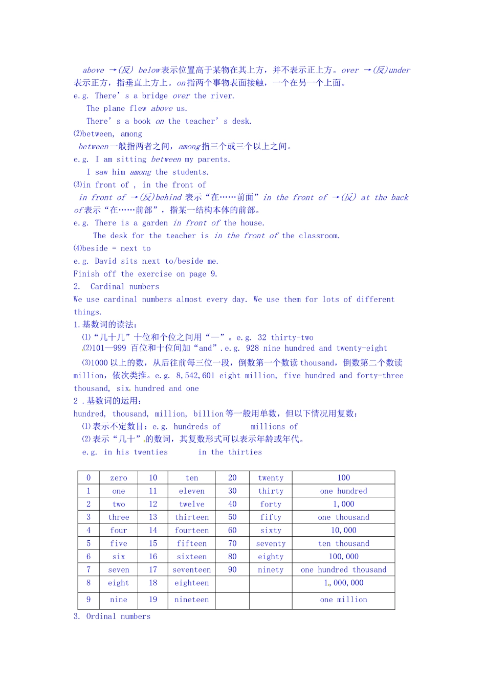 江苏省太仓市七年级英语下册 Unit 1 Dream Homes Vocabulary  Grammar教案 （新版）牛津版-（新版）牛津版初中七年级下册英语教案_第2页