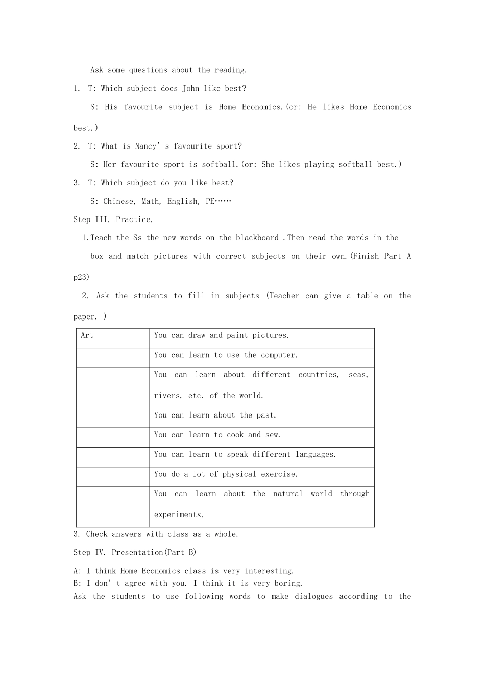 江苏省启东市教研中心八年级英语上册 Unit 2 Period 4教案+学案+配套练习 牛津版_第2页