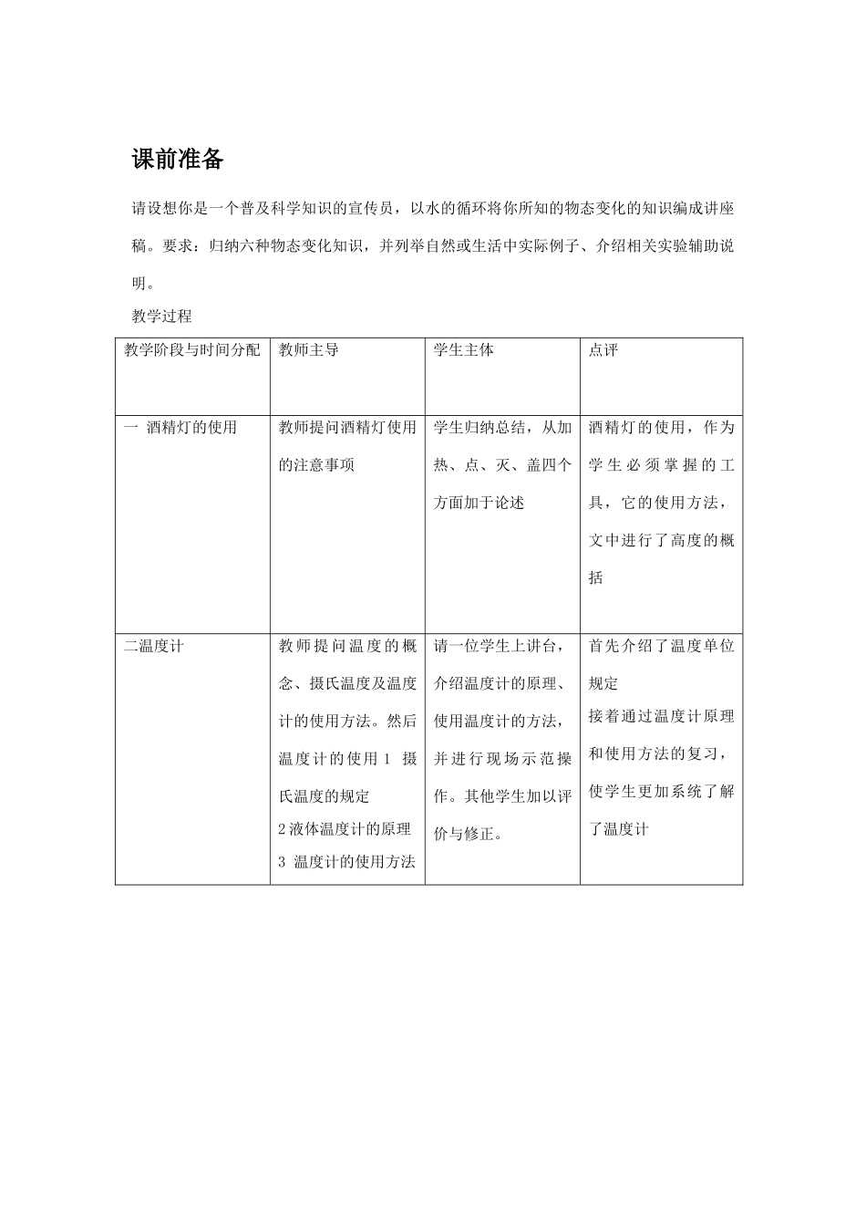 江苏省南京市南化二中九年级物理中考复习课教案(物态变化)_第2页