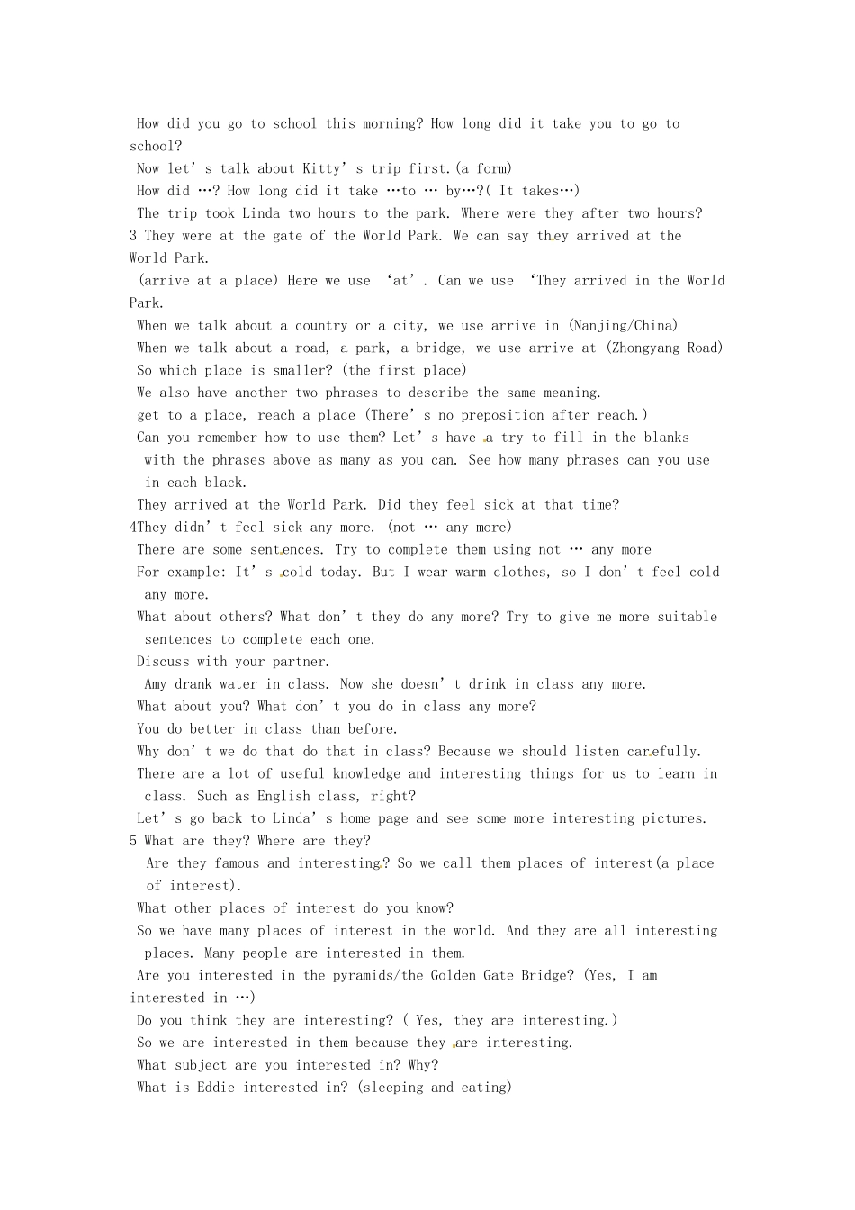 江苏省仪征市月塘中学八年级英语《Unit3 A day out》教案三 人教新目标版_第2页