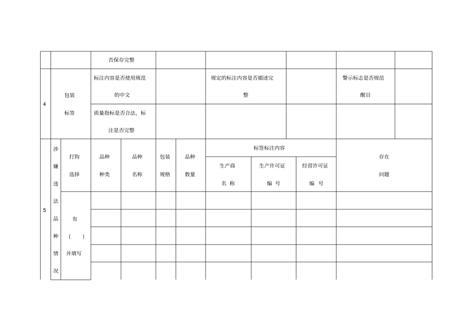 2012年种子场交叉检查情况记录表_第3页