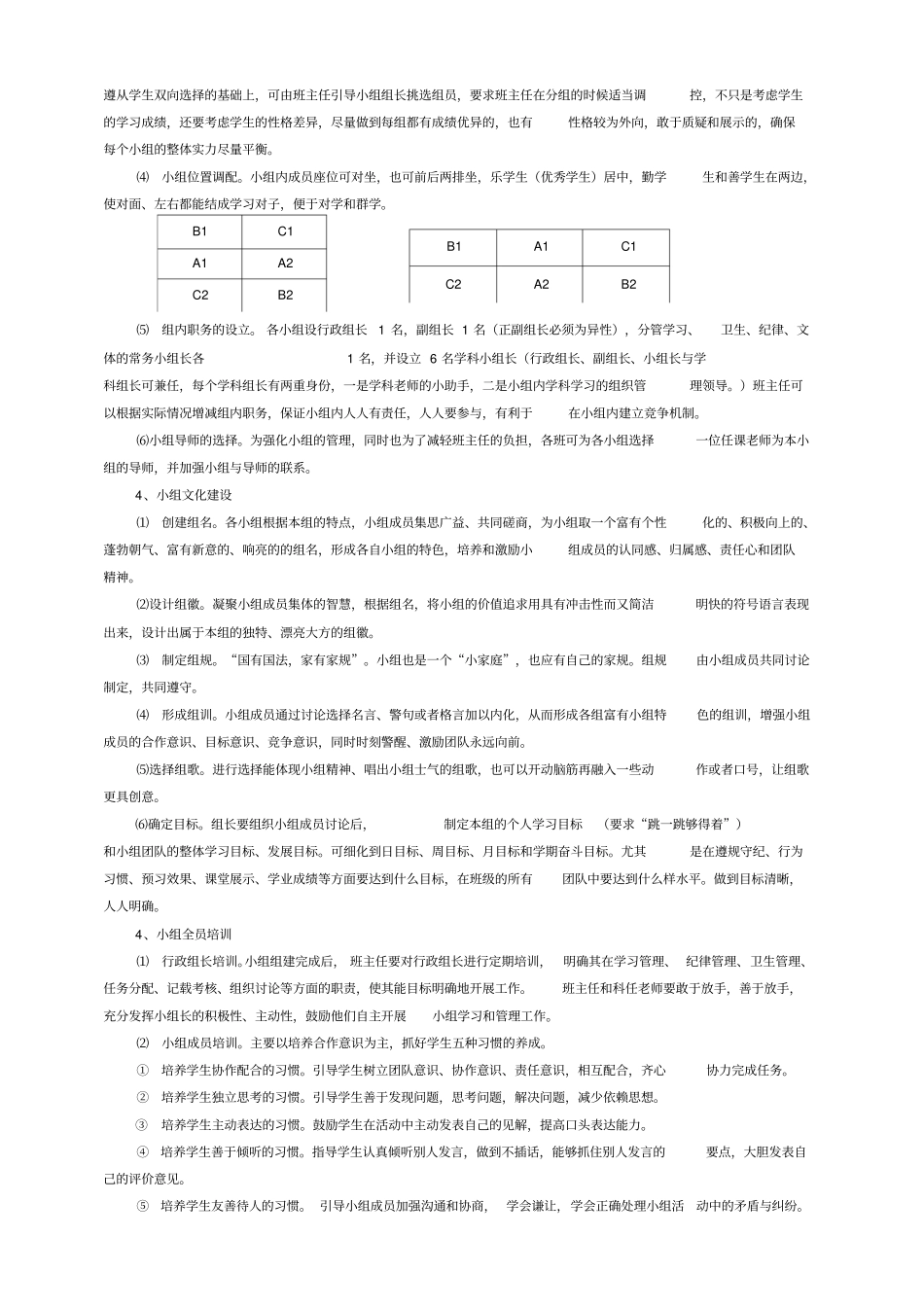 2012年美丽小组建设实施方案及评价细则_第2页