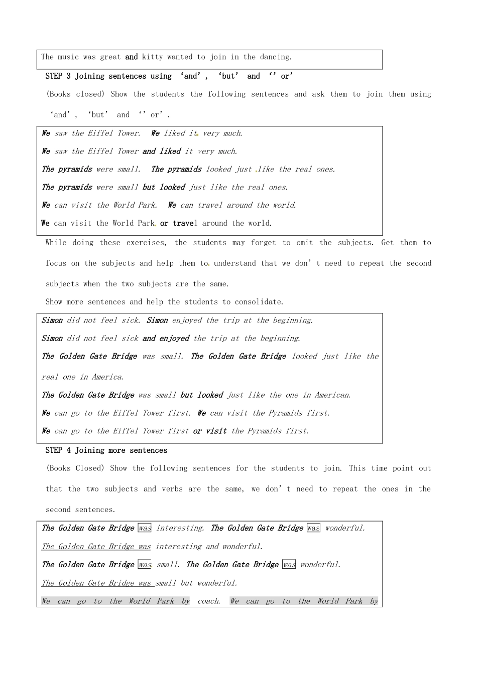 江苏省东台市唐洋镇中学八年级英语上册《Unit 3 A day out Grammar 1》教案 牛津版_第2页