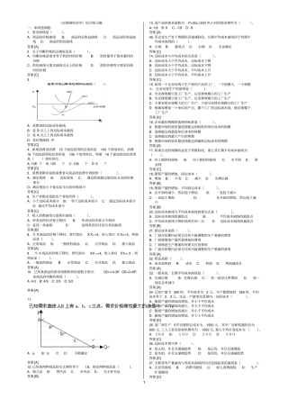 2012年西方经济学