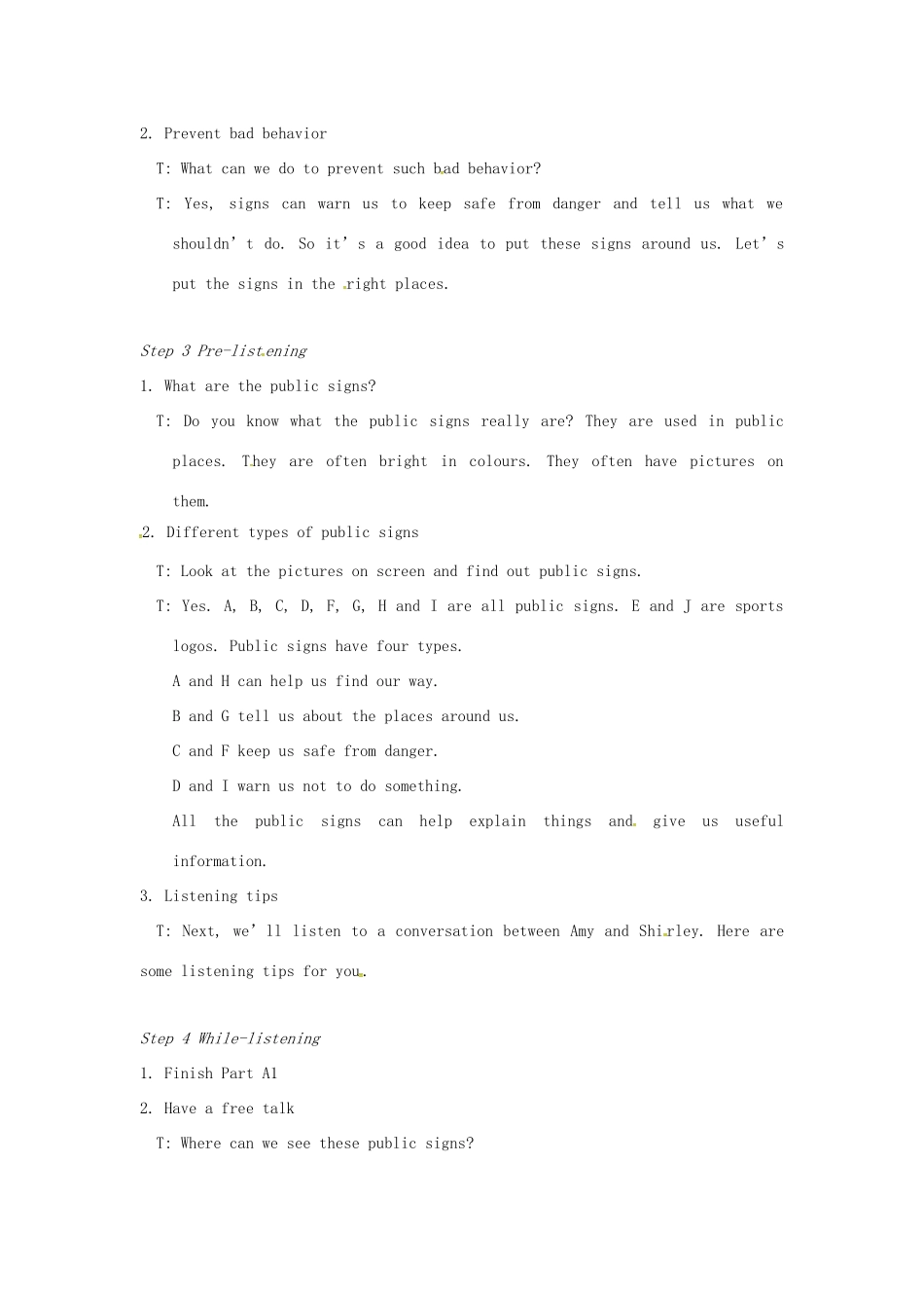 校八年级英语下册 Unit 5 Good manners Integrated skills教案 （新版）牛津版-（新版）牛津版初中八年级下册英语教案_第2页