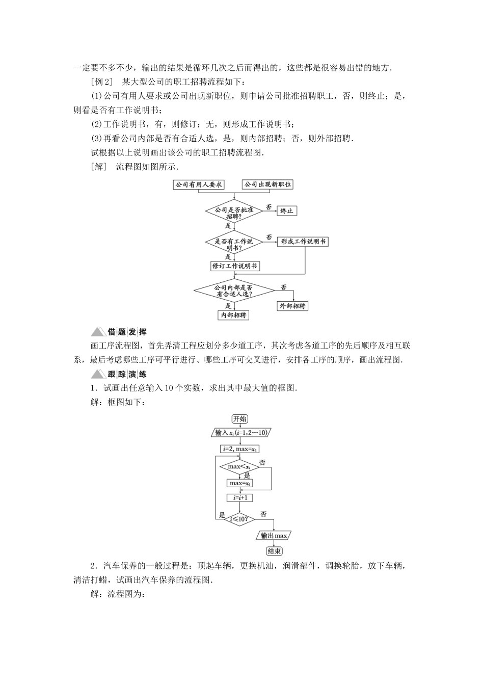 高中数学 第6章 框图 章末小结讲义（含解析）湘教版选修1-2-湘教版高二选修1-2数学教案_第2页