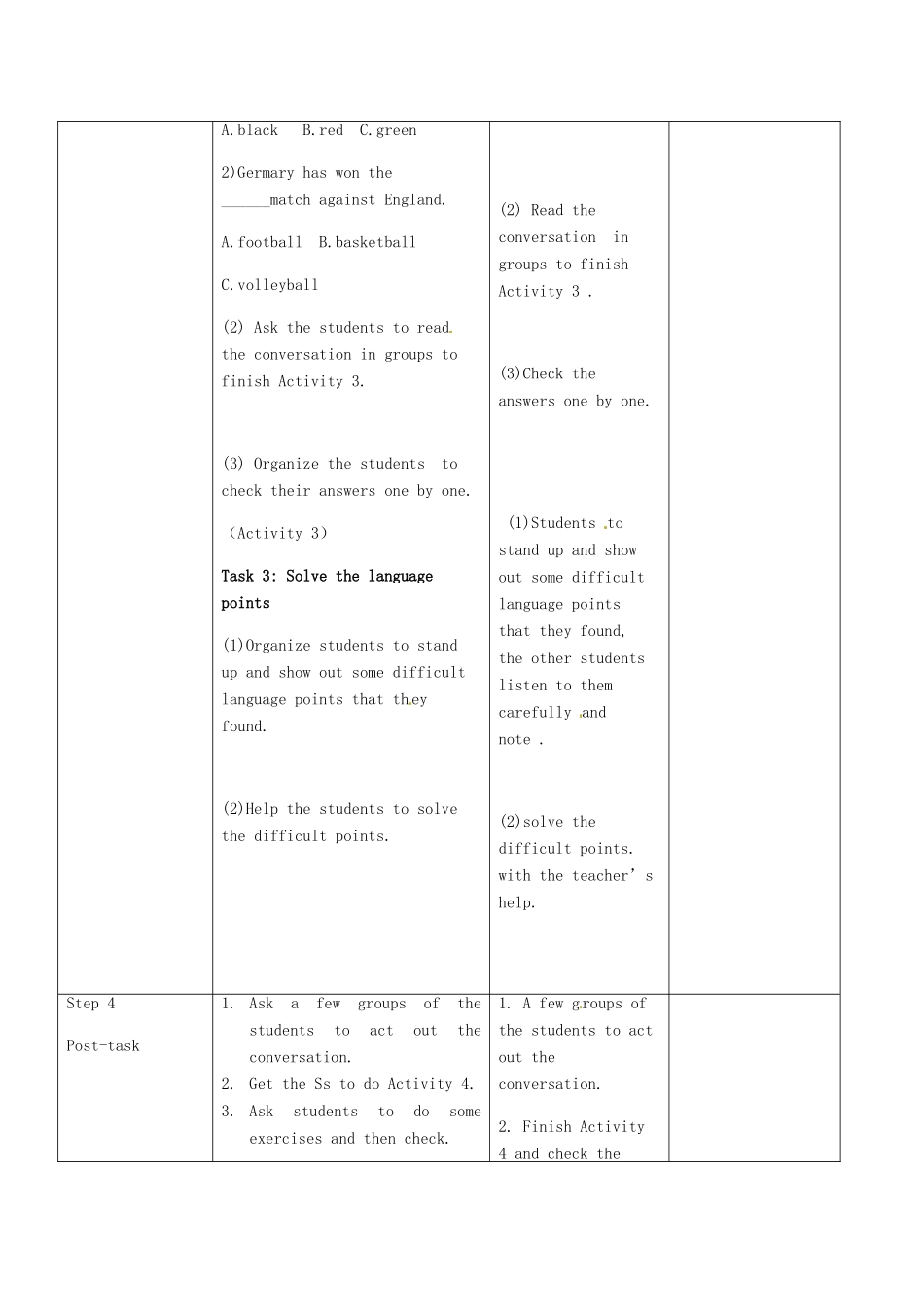 春八年级英语下册 Module 10 Unit 1 I hope that you can join us one day教案 （新版）外研版-（新版）外研版初中八年级下册英语教案_第3页