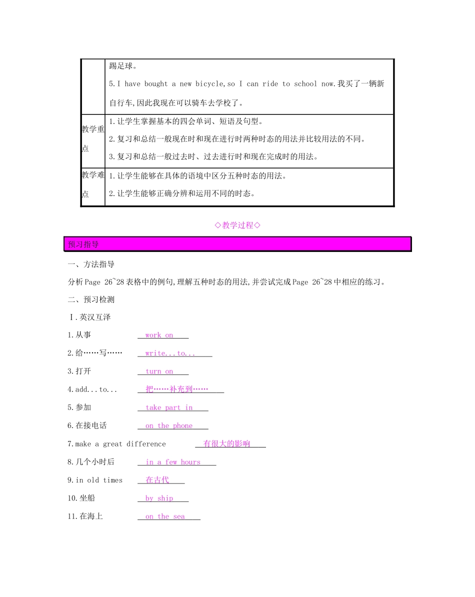 春九年级英语下册 Unit 2 Great people（第4课时）Grammar教案 （新版）牛津版-（新版）牛津版初中九年级下册英语教案_第2页