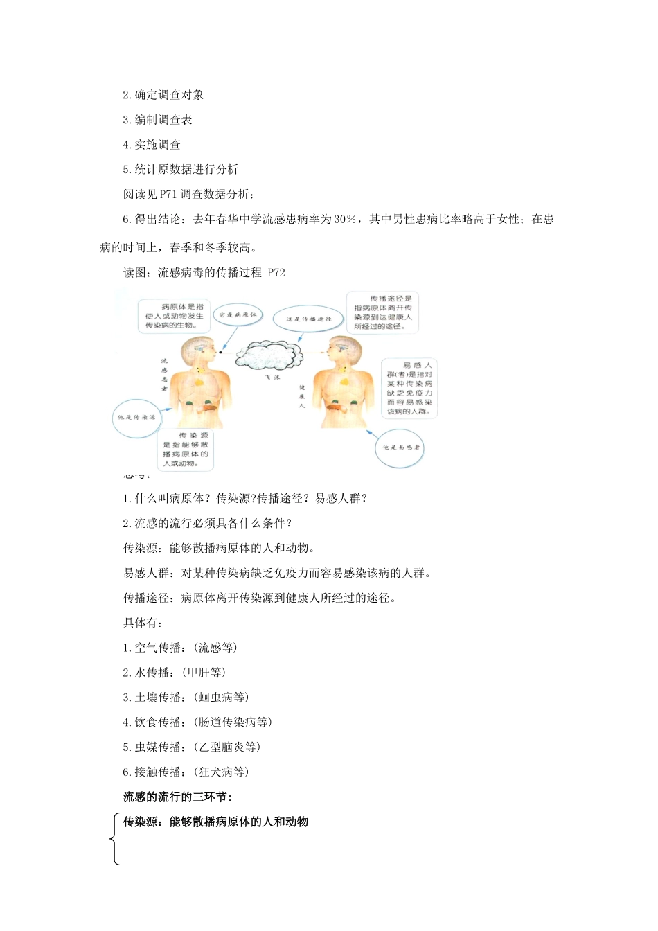 春九年级科学下册 3.2《来自微生物的威胁》教案2 浙教版-浙教版初中九年级下册自然科学教案_第2页
