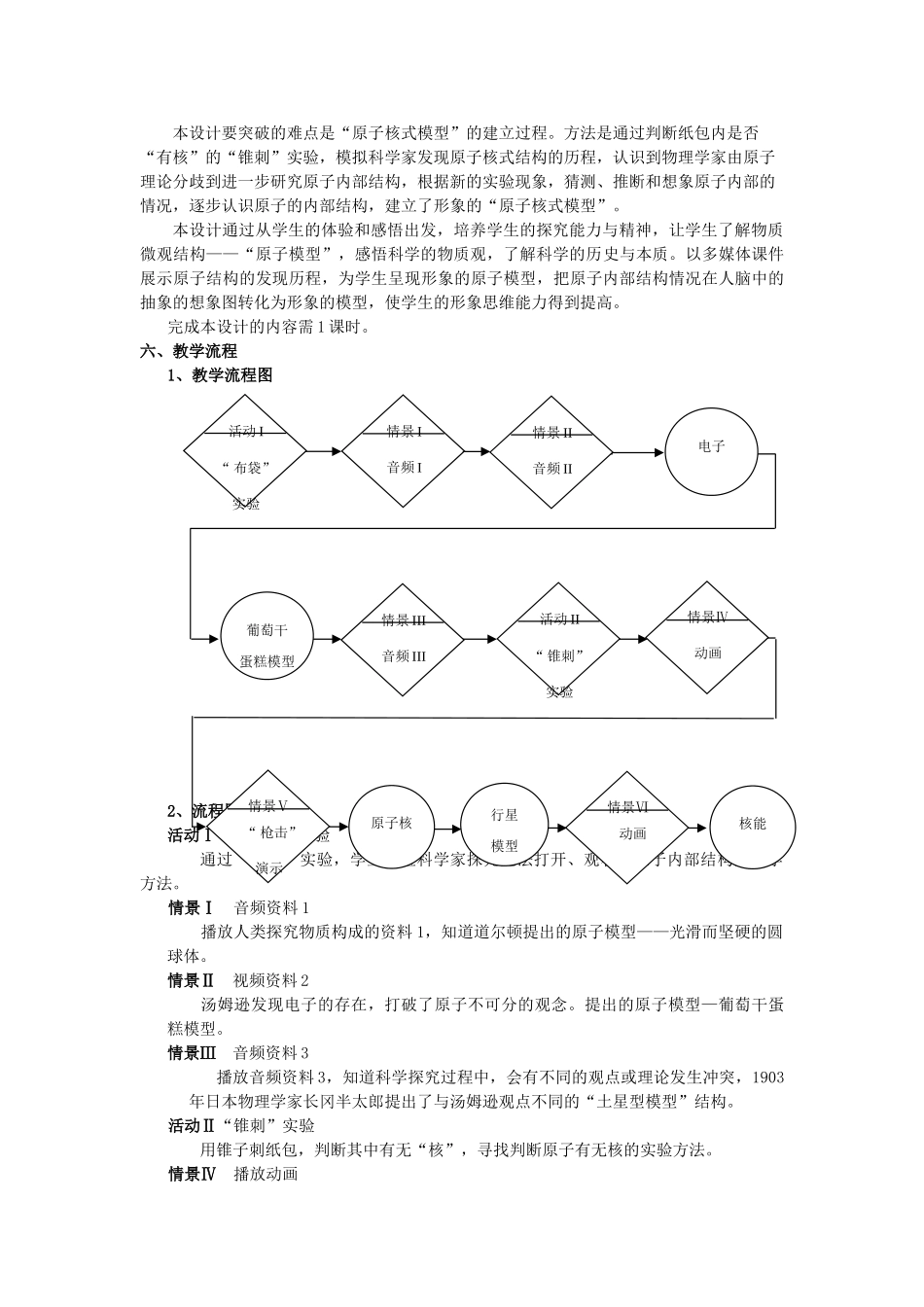春九年级物理下册 9.1《原子》教案 （新版）上海教育版-人教版初中九年级下册物理教案_第2页