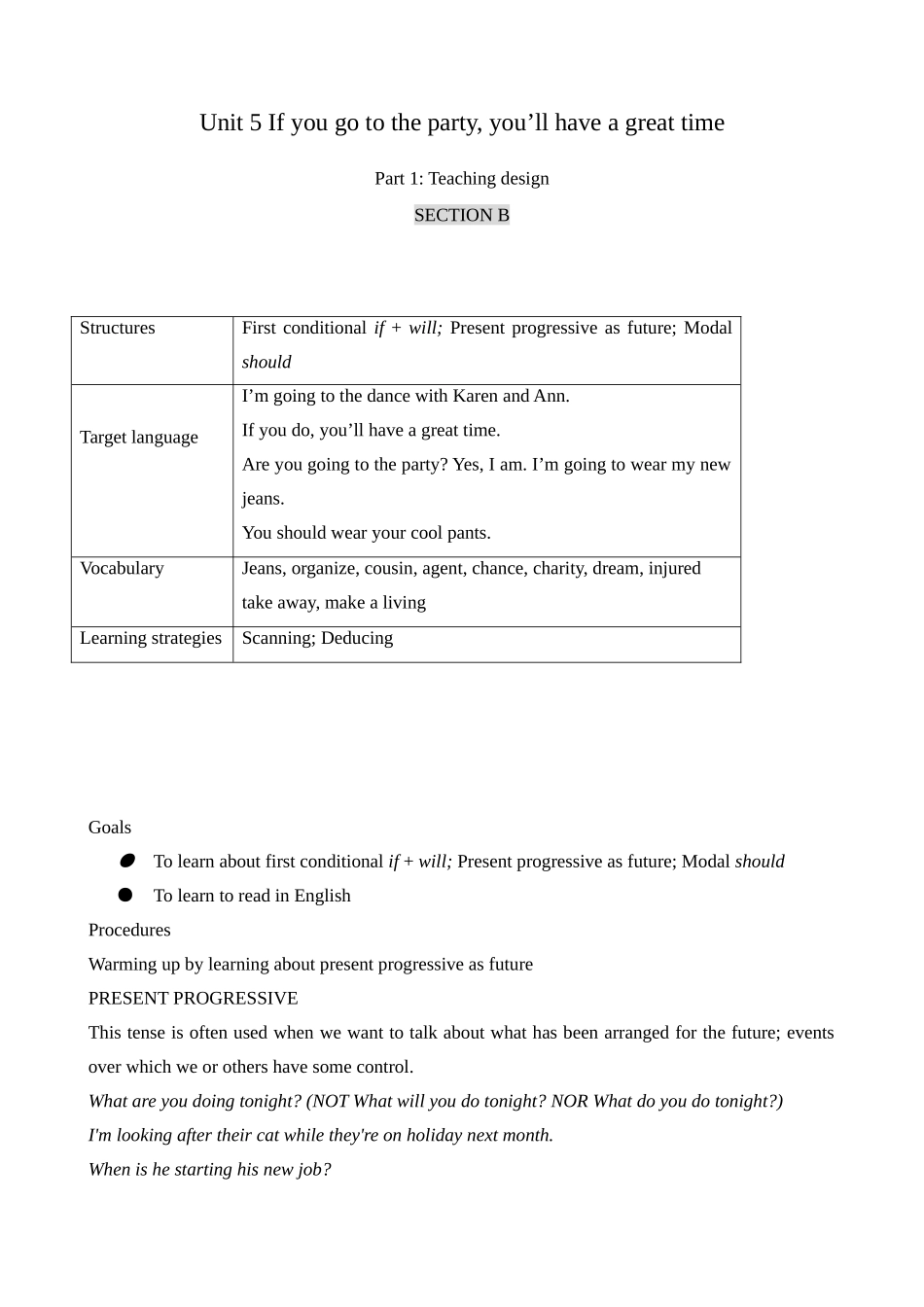 新课标人教版八年级英语下册Unit 5 If you go to the party，you’ll have a great time--SECTION B [ty]_第1页