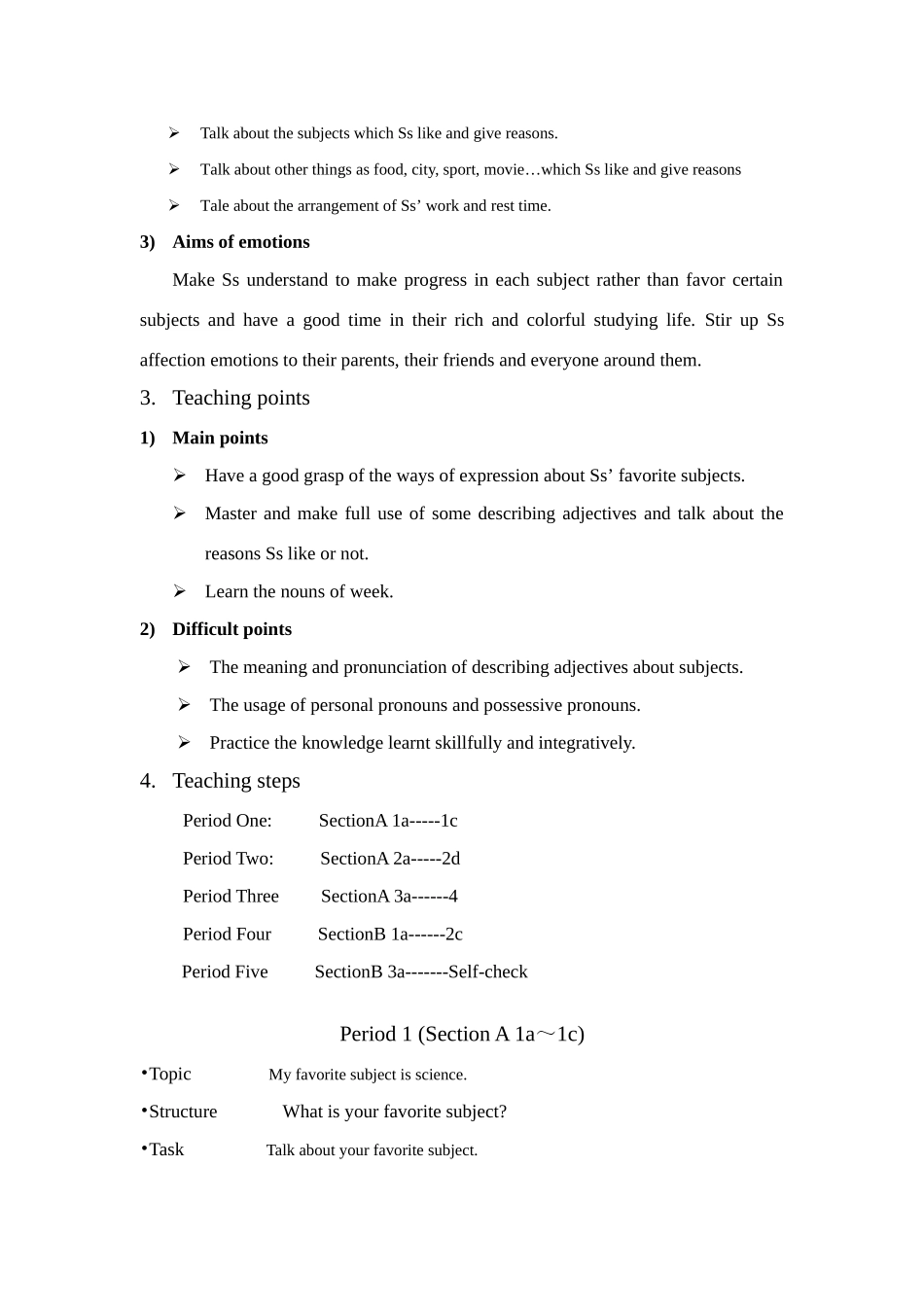 新目标七年级英语(上)unit12教案_第2页