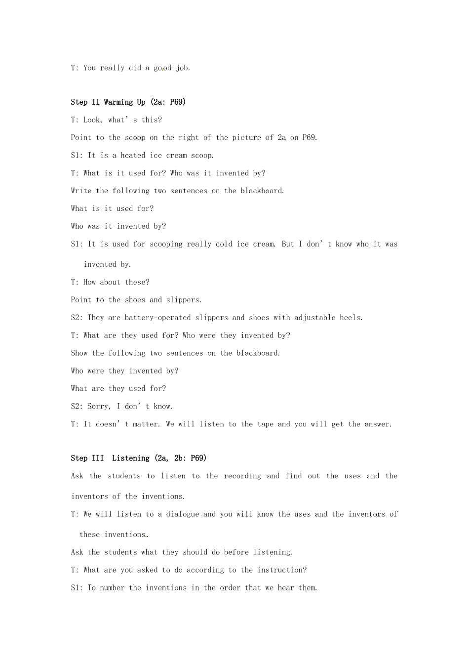 新疆石河子市第八中学九年级英语全册 Unit 9 When was it invented Practice教案 人教新目标版_第2页