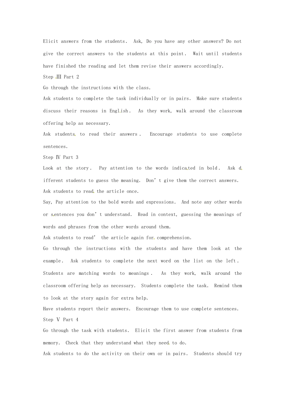 新疆石河子市第八中学九年级英语全册 Unit 12 You’ re supposed to shake hands Period 7教案 人教新目标版_第2页