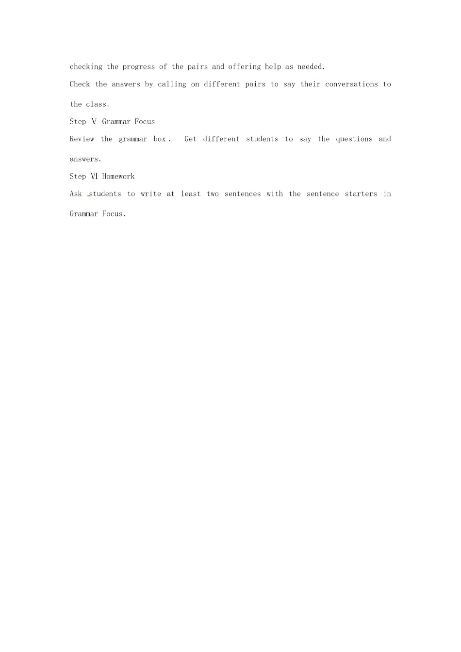 新疆石河子市第八中学九年级英语全册 Unit 12 You’ re supposed to shake hands Period 2教案 人教新目标版_第3页