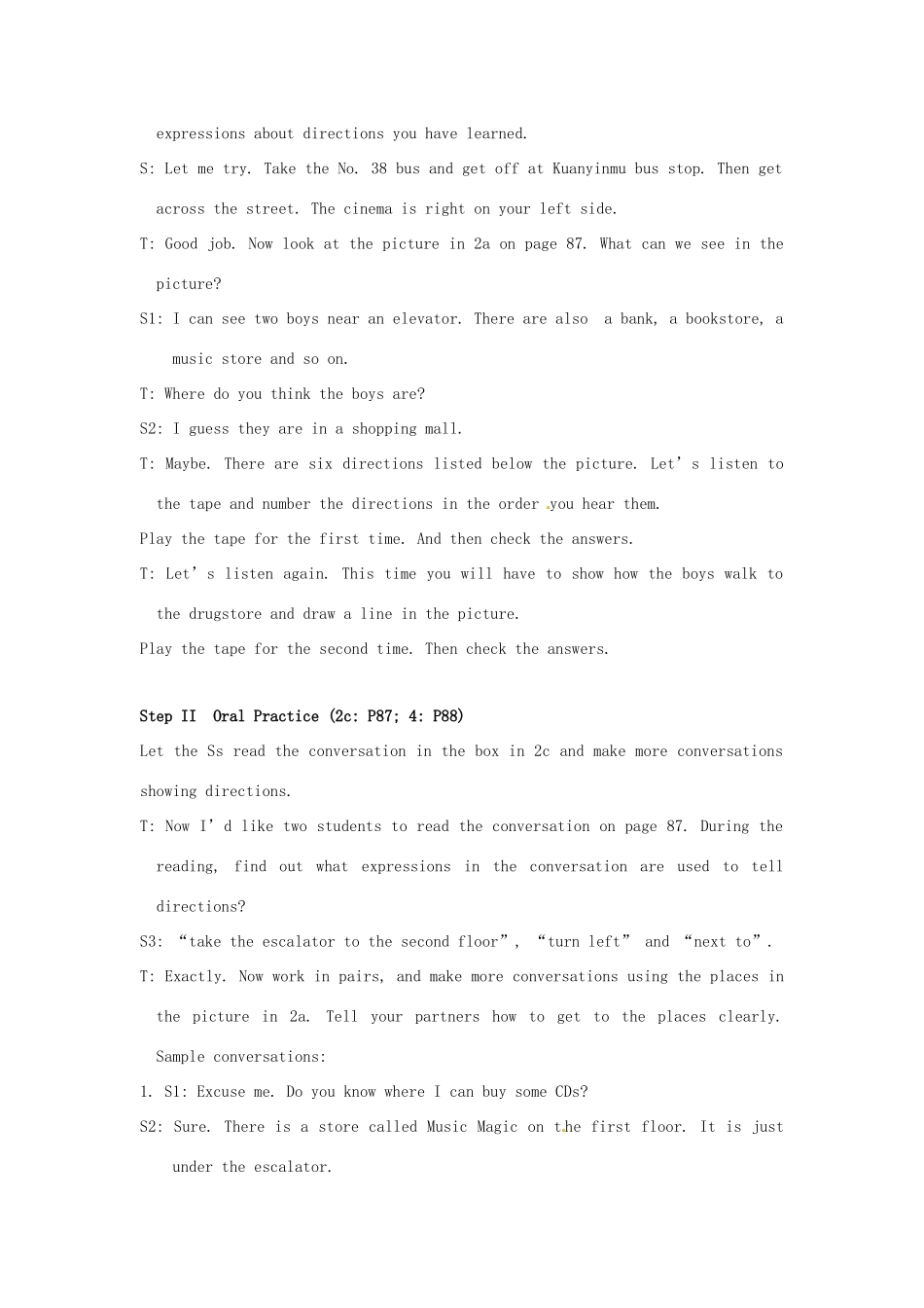 新疆石河子市第八中学九年级英语全册 Unit 11 Could you please tell me where the restrooms Practice教案 人教新目标版_第2页