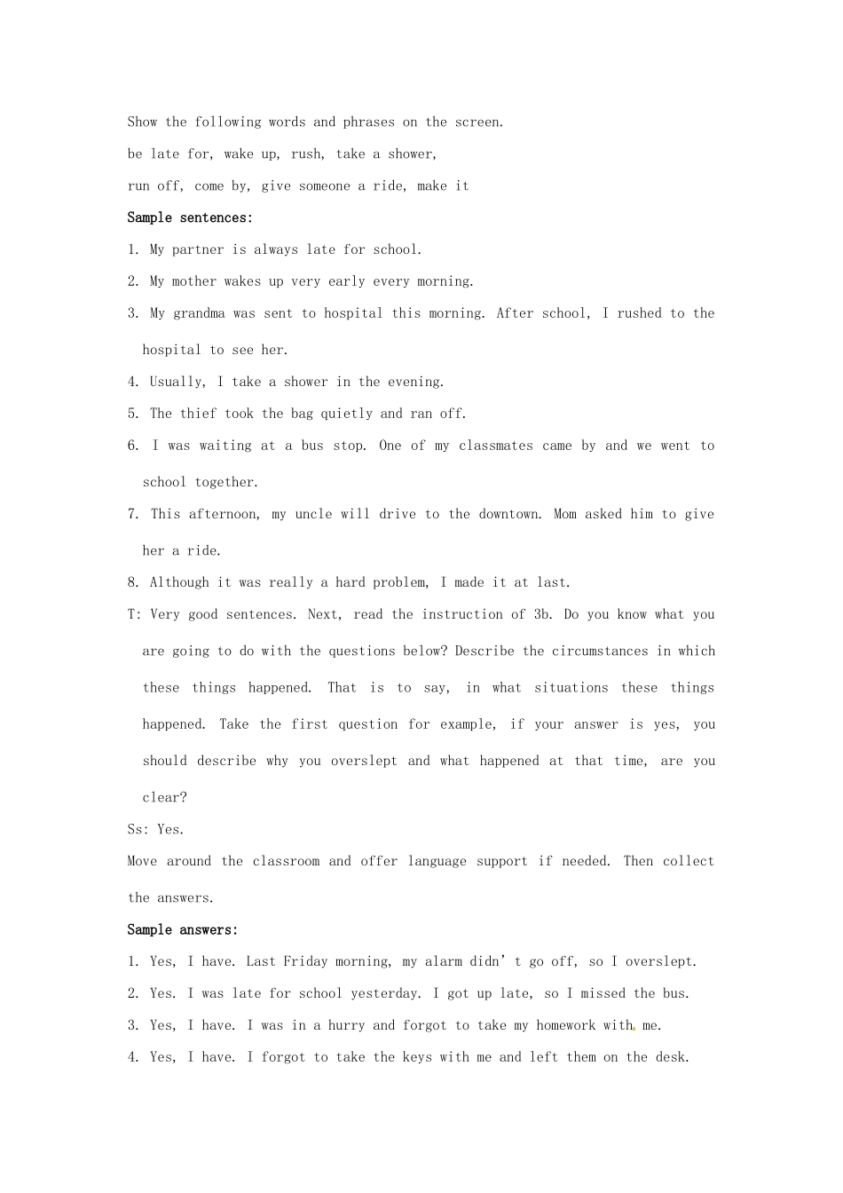 新疆石河子市第八中学九年级英语全册 Unit 10 By the time I got outside, the bus had already left Practice教案 人教新目标版_第3页