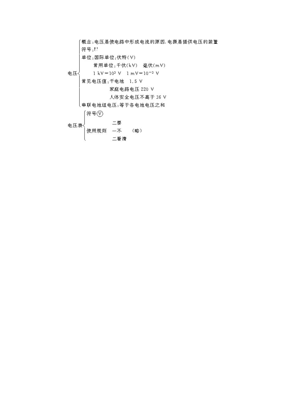 新疆乌鲁木齐县第一中学八年级物理下册 第六章 电压 电阻 第一节 电压（第二课时）教案 新人教版_第3页