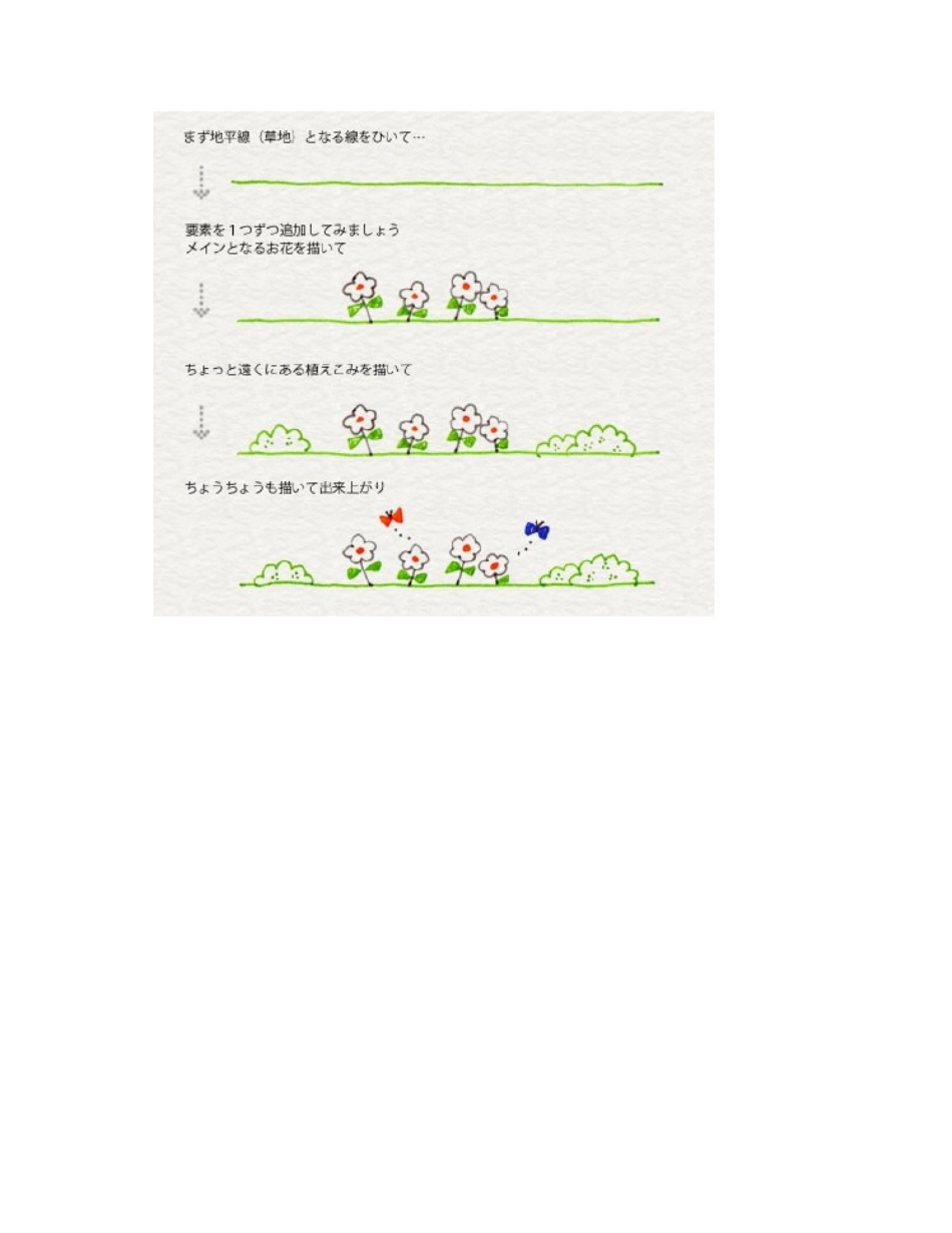 简笔画教程：简笔画花草树木组合简笔画教程2_第2页