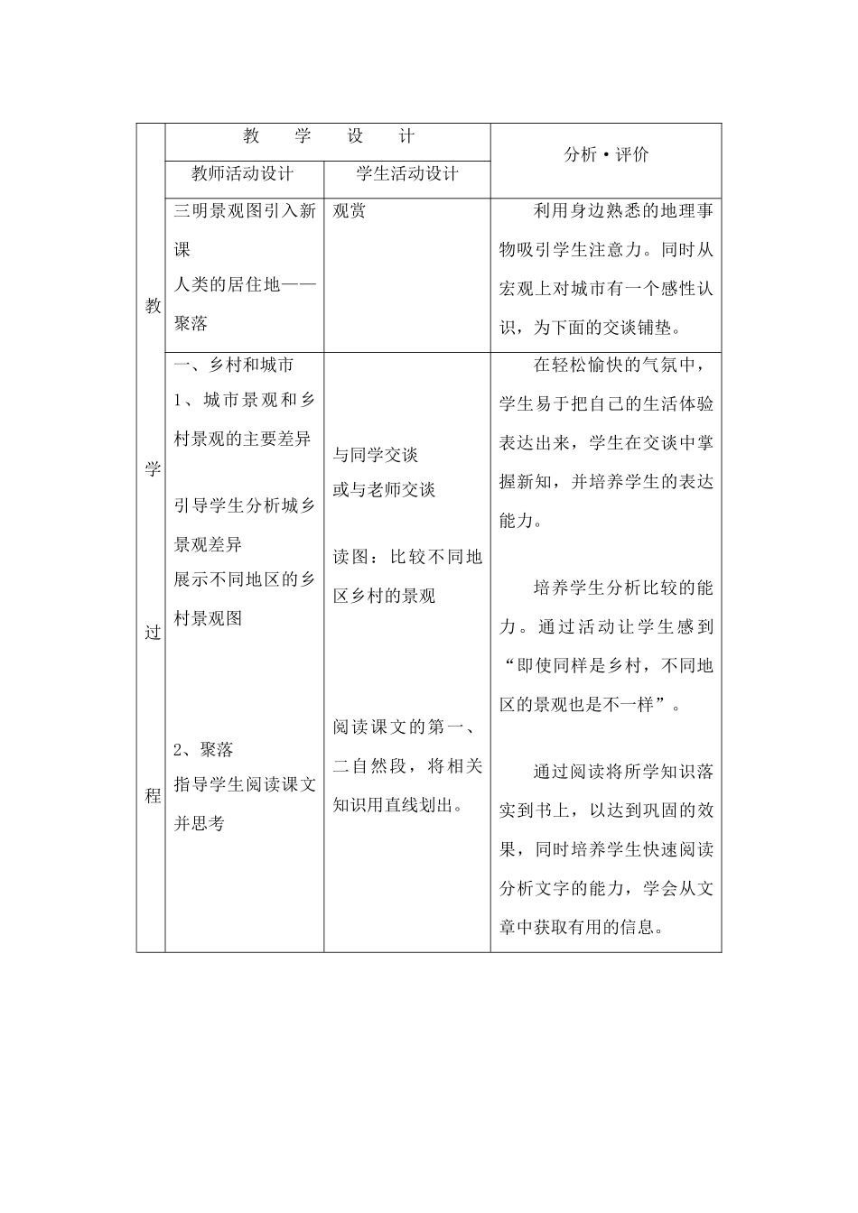新人教版七年级地理上册人类的居住地--聚落(4)_第2页