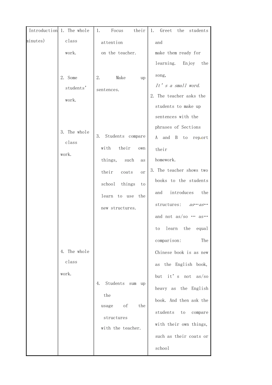 广东省肇庆市田家炳中学八年级英语下册 Unit 5 Topic 2 I’m feeling better now Section C教案 （新版）仁爱版_第3页