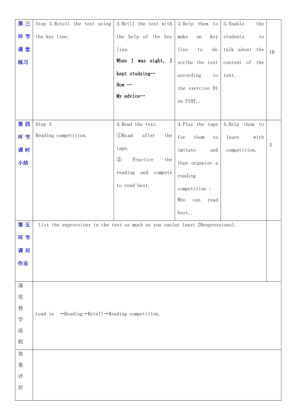 广东省深圳市宝安区上寮学校七年级英语下册《Unit 8 From hobby to career》Reading Ⅰ教案 牛津版_第3页