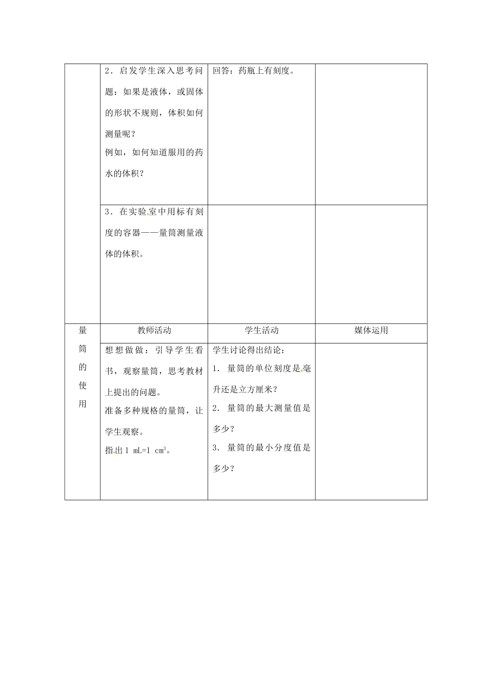 广东省梅州市培英中学九年级物理《测量物质的密度》教案_第2页