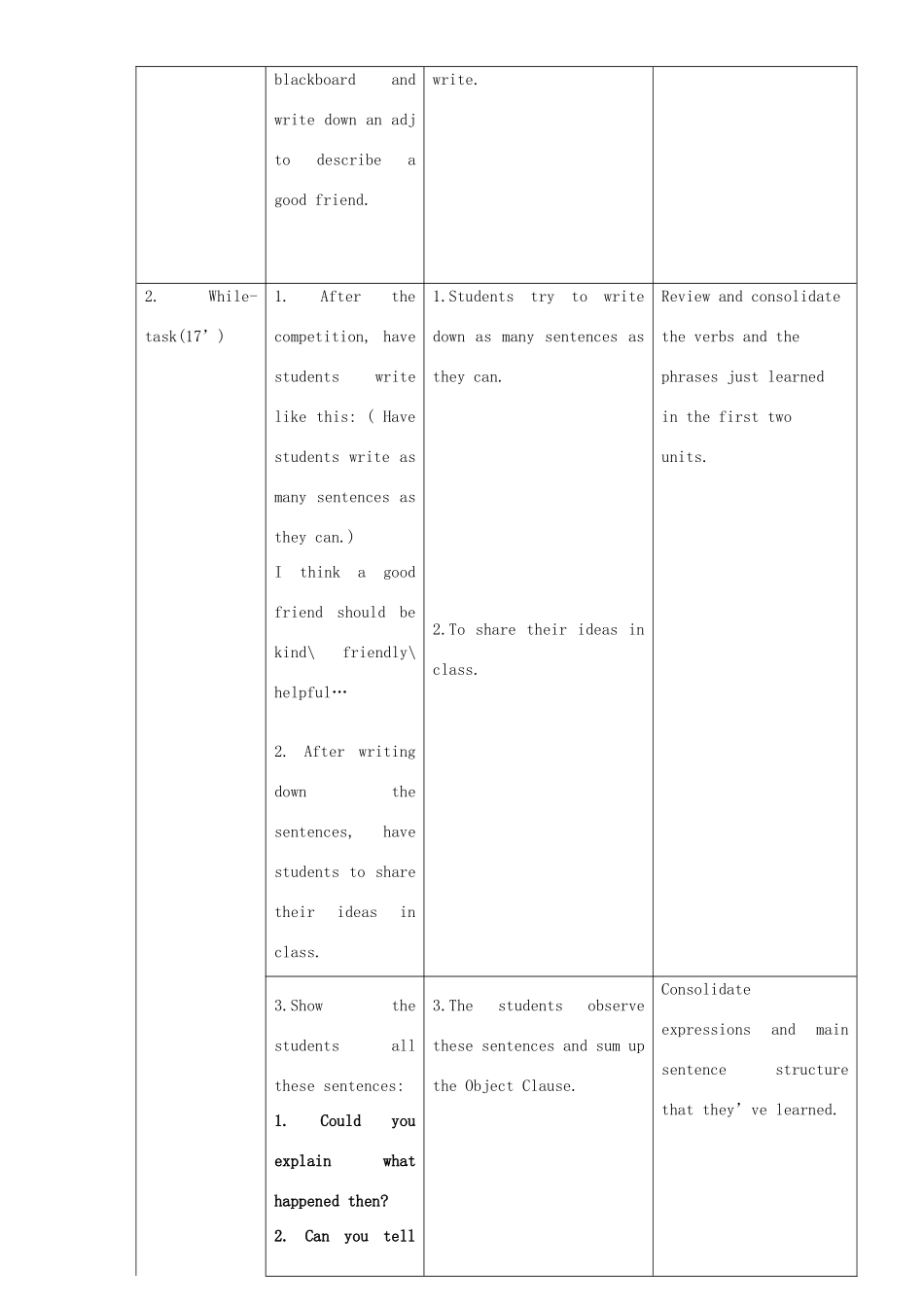 广东省惠东县教育教学研究室八年级英语下册 Module 9 Unit 3 Language in use教案 （新版）外研版_第2页