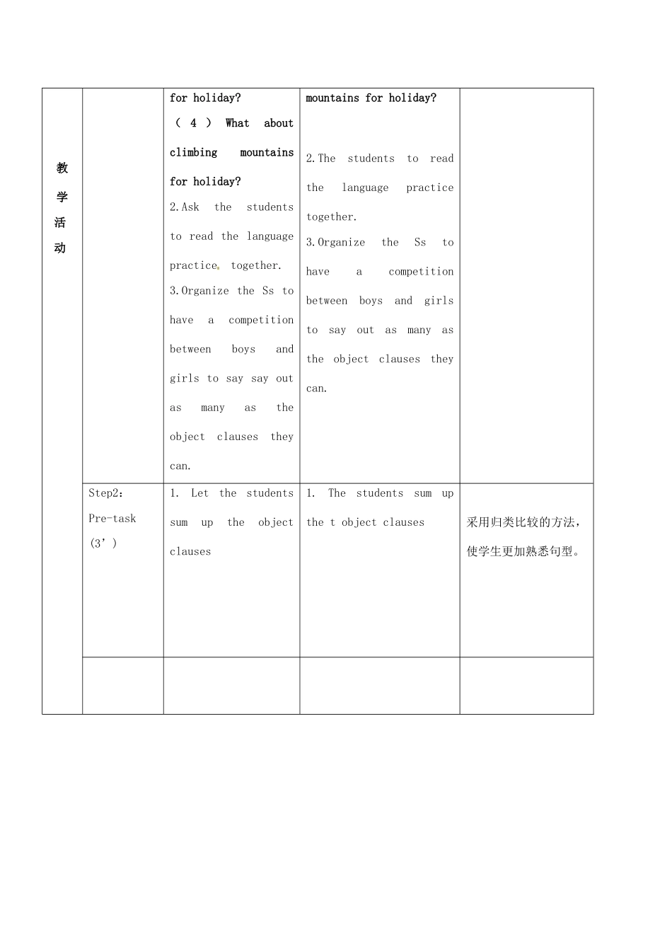 广东省惠东县教育教学研究室八年级英语下册 Module 8 Unit 3 Language in use教案 （新版）外研版_第2页
