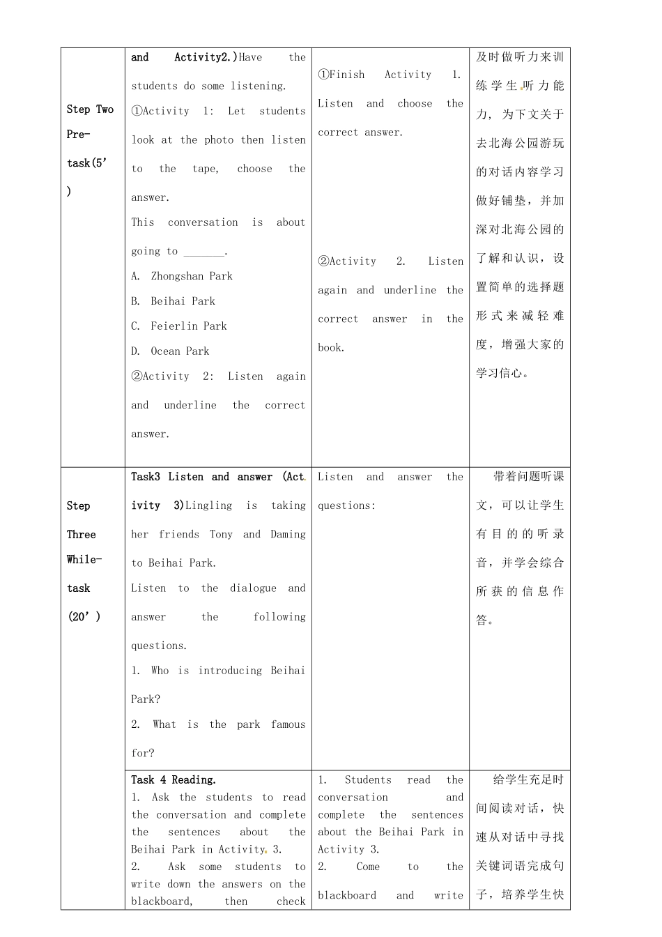 广东省惠东县教育教学研究室八年级英语下册 Module 8 Unit 1 I can hardly believe we are in the city centre教案 （新版）外研版_第2页