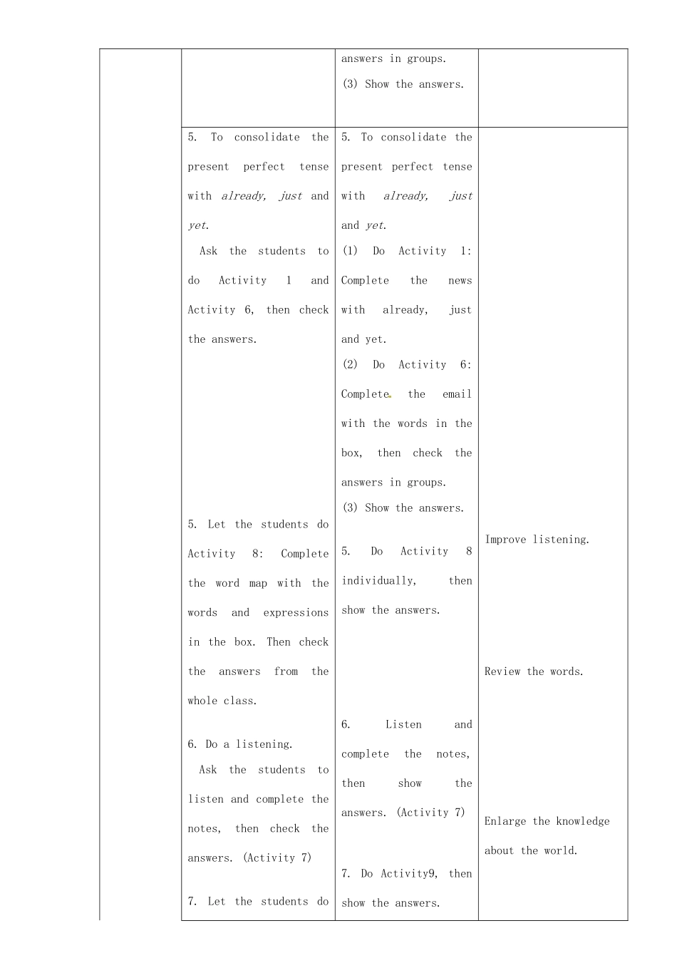 广东省惠东县教育教学研究室八年级英语下册 Module 3 Unit 3 Language in use教案 （新版）外研版_第3页